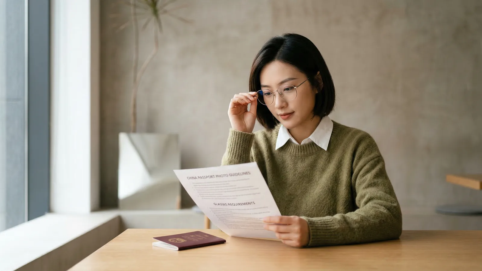China Passport Size Photo Glasses Rules: All Eyewear Banned