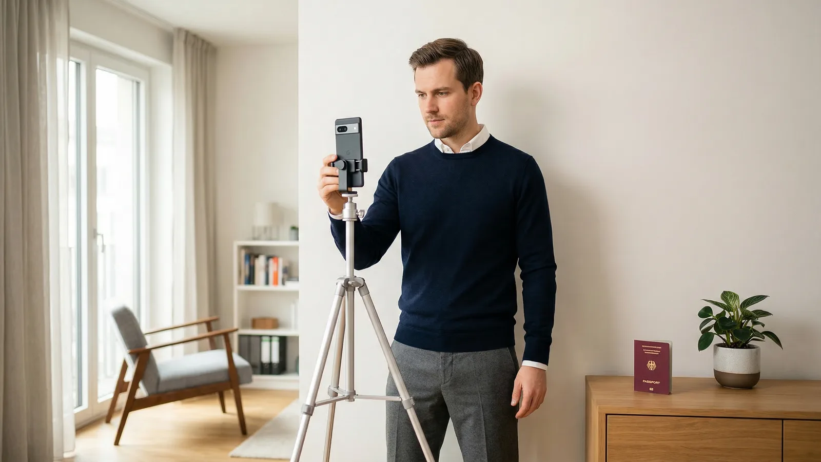 How to Take a German Passport Size Photo at Home (DIY Guide)