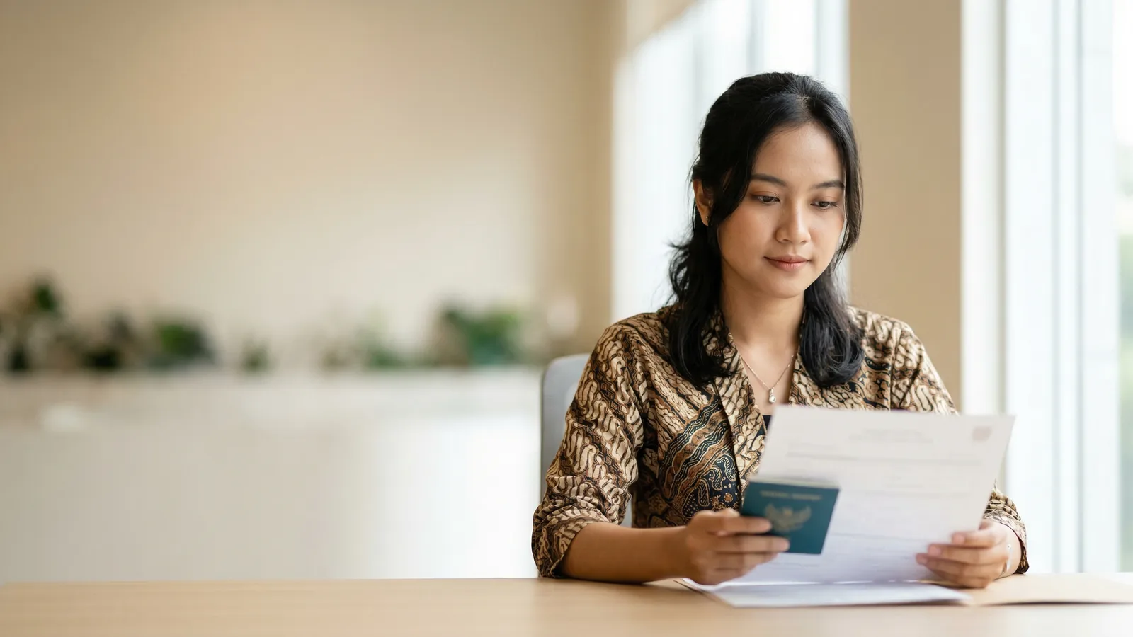 Indonesia Passport Size Photo Background: White Required