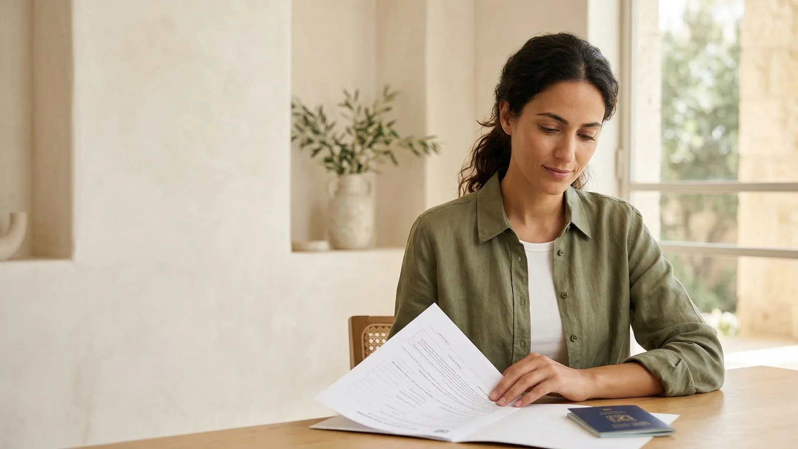 Israel Passport Size Photo Background: Plain White Required