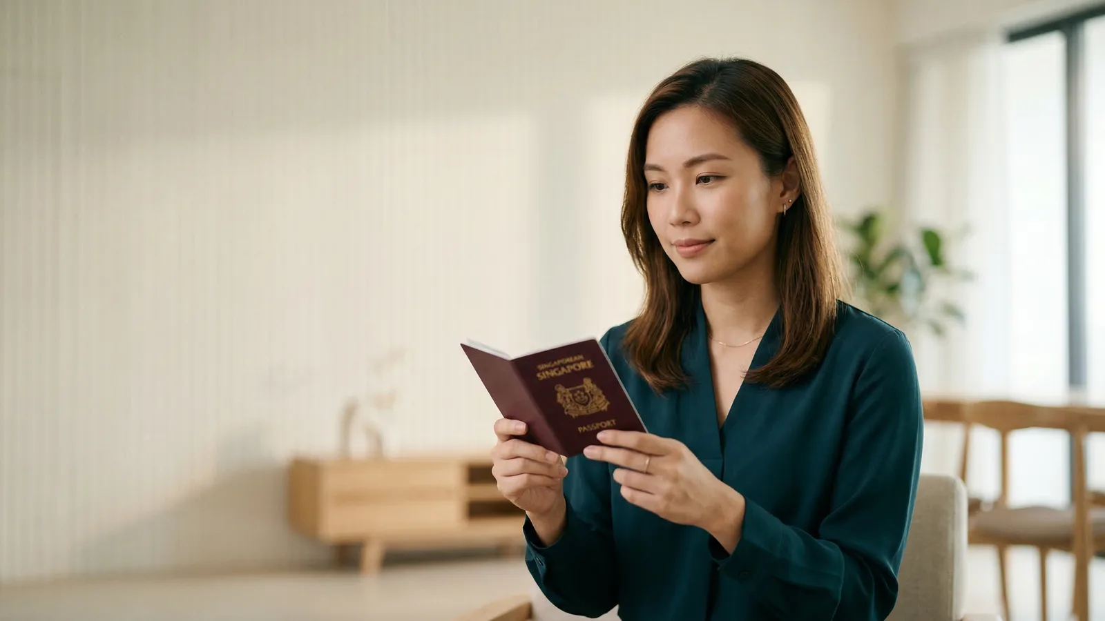 Singapore Passport Size Photo Background: White Required