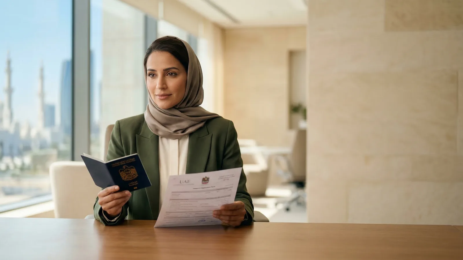 UAE Passport Size Photo Background: Pure White ICP Rules