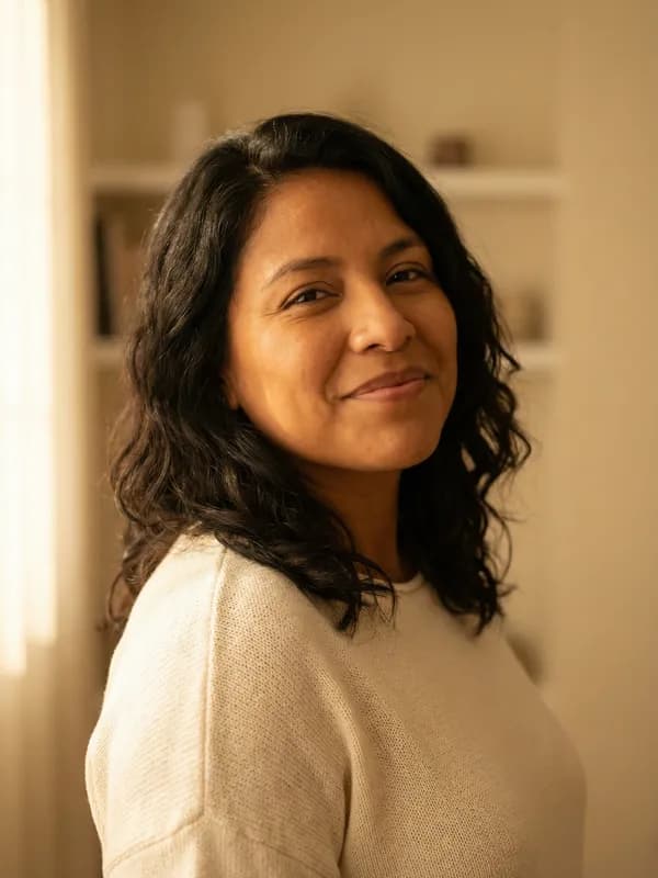 Incorrect Mexico visa photo example — wrong background and positioning