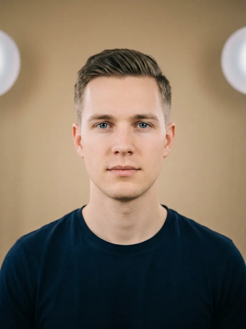 Even lighting — Switzerland visa photo tip