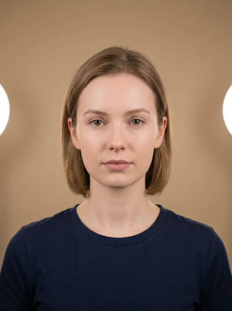 Even lighting — United Kingdom visa photo tip