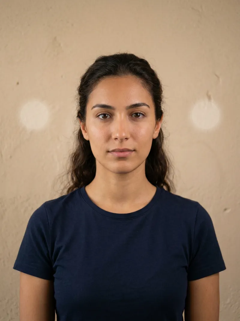 Even lighting — Israel visa photo tip