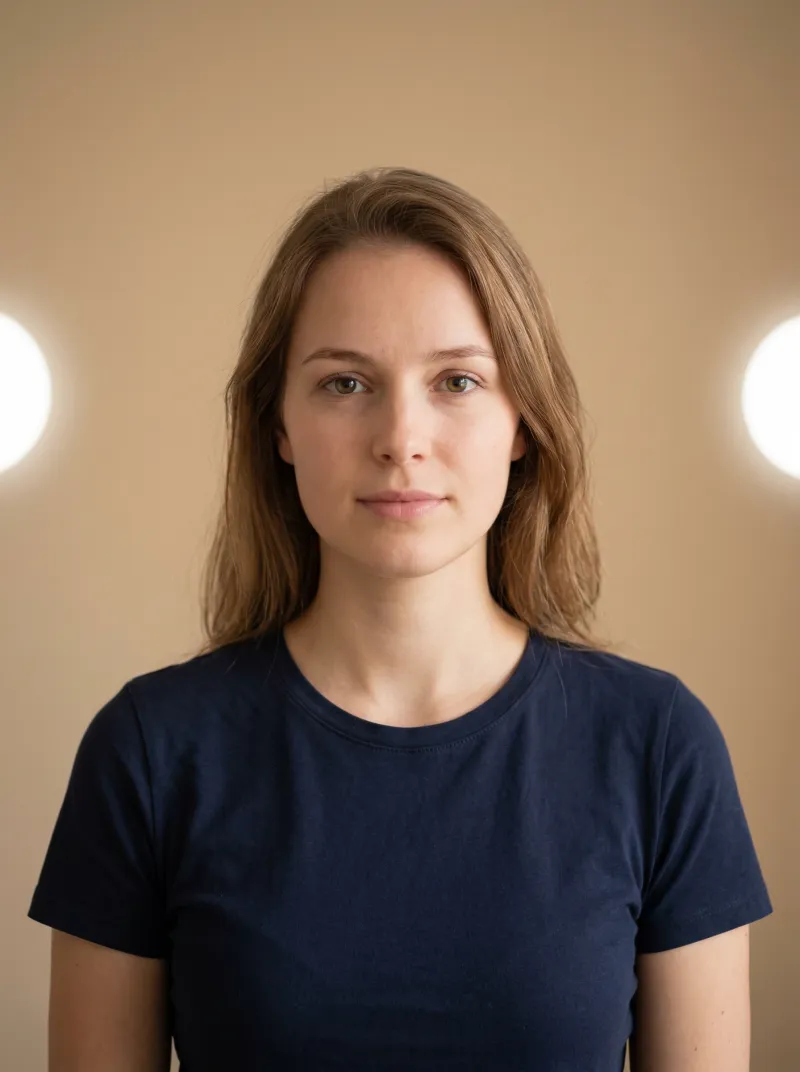 Even lighting — Netherlands passport photo tip