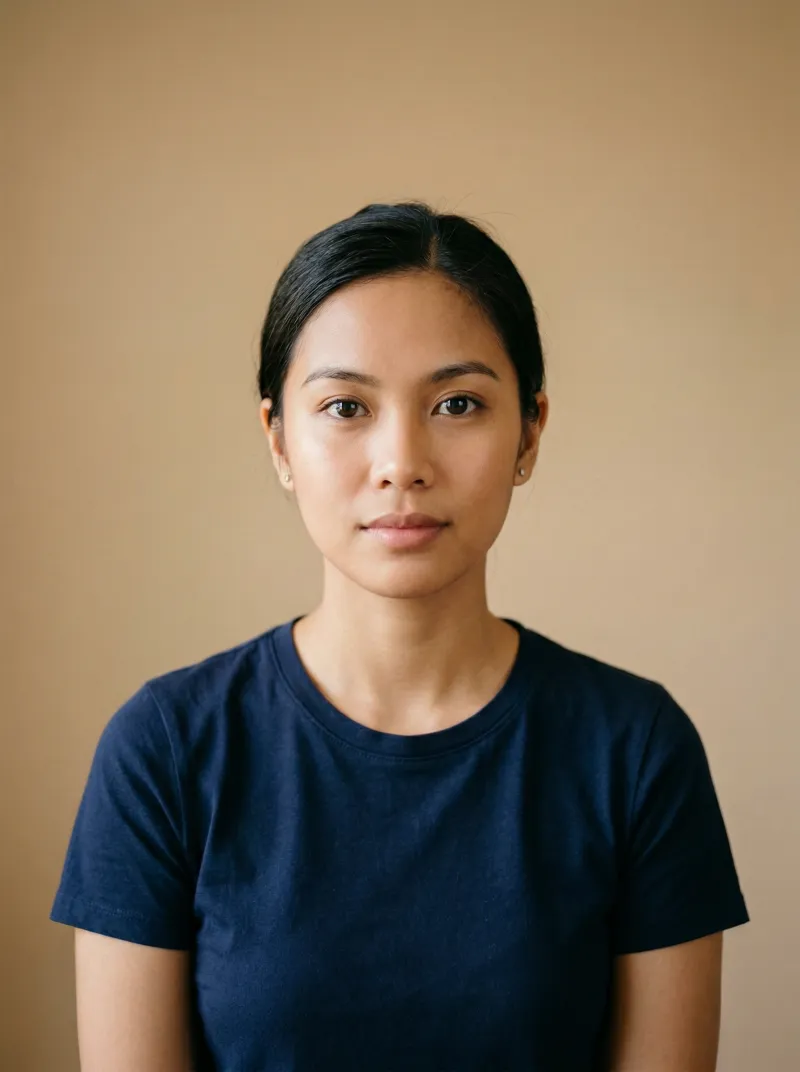 Even lighting — Philippines visa photo tip