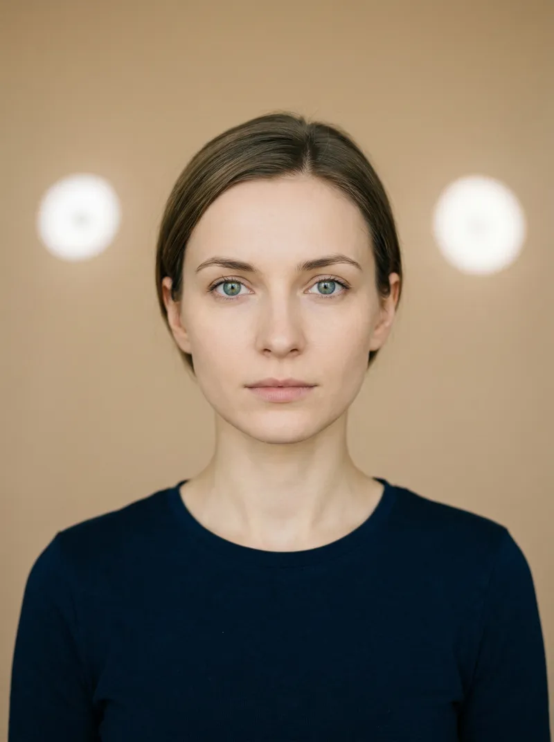 Even lighting — Poland visa photo tip