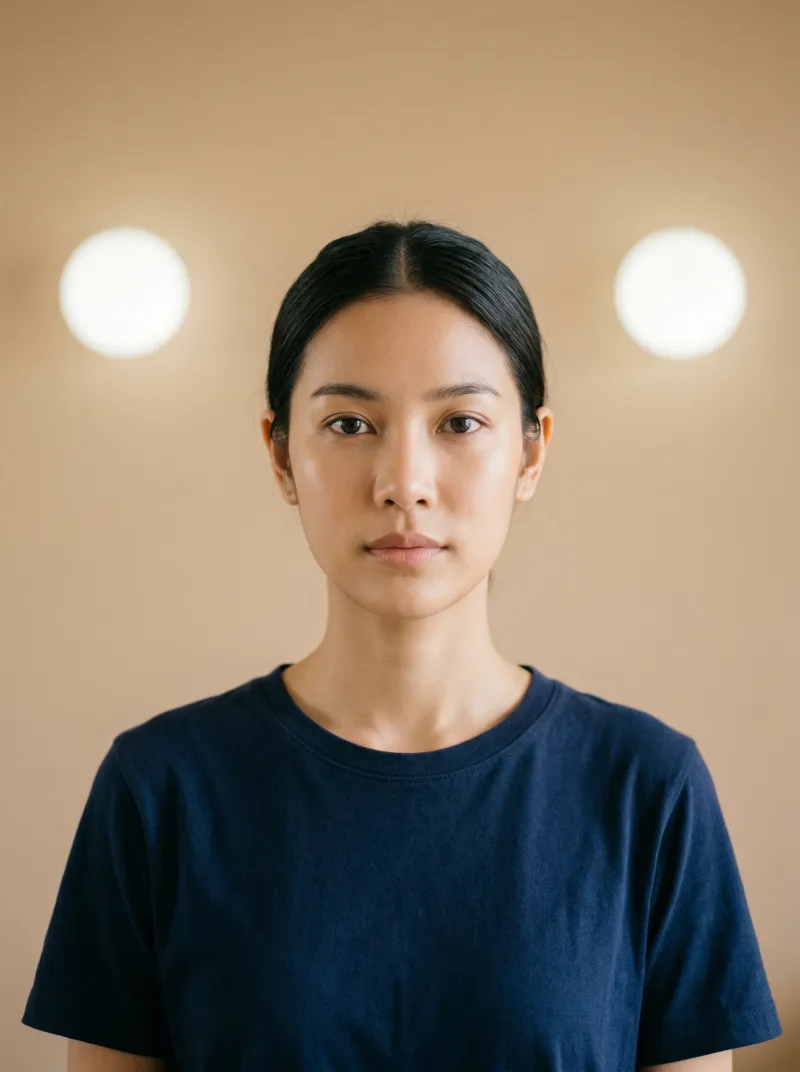 Even lighting — Thailand visa photo tip