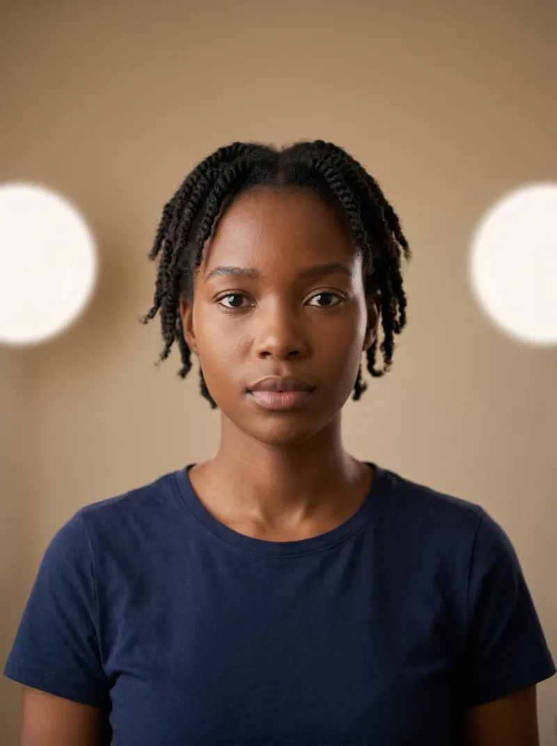 Even lighting — South Africa smart id card photo tip