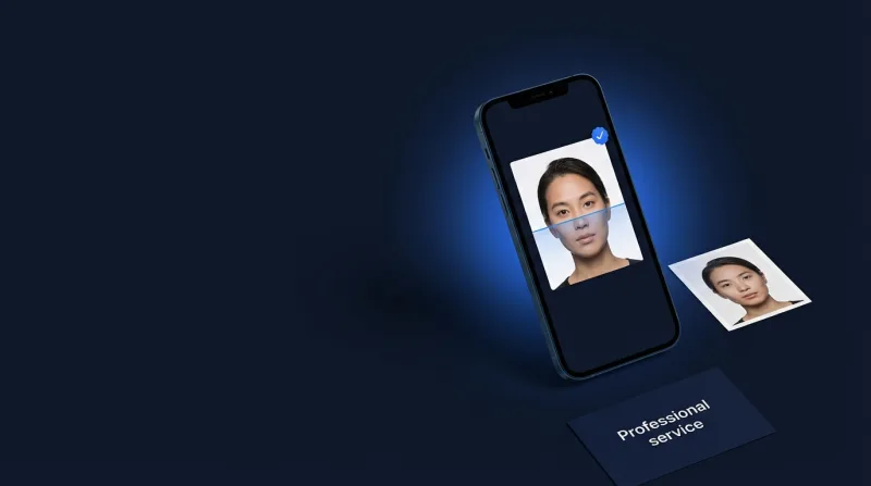 AI compliance check analyzing a passport photo
